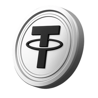 Kontoinformationsbereich mit Tether-USDT-Coin